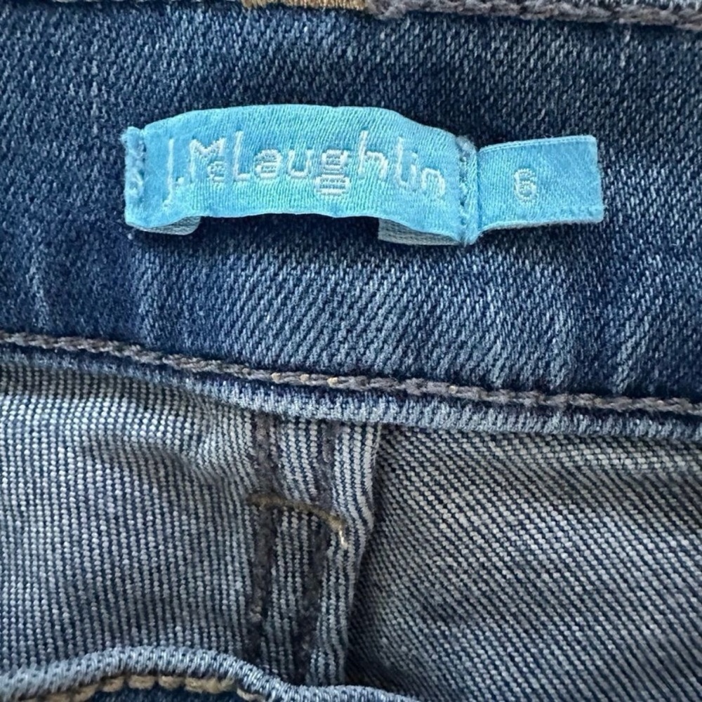 J. Mclaughlin Blue Patchwork Jeans. - image 2